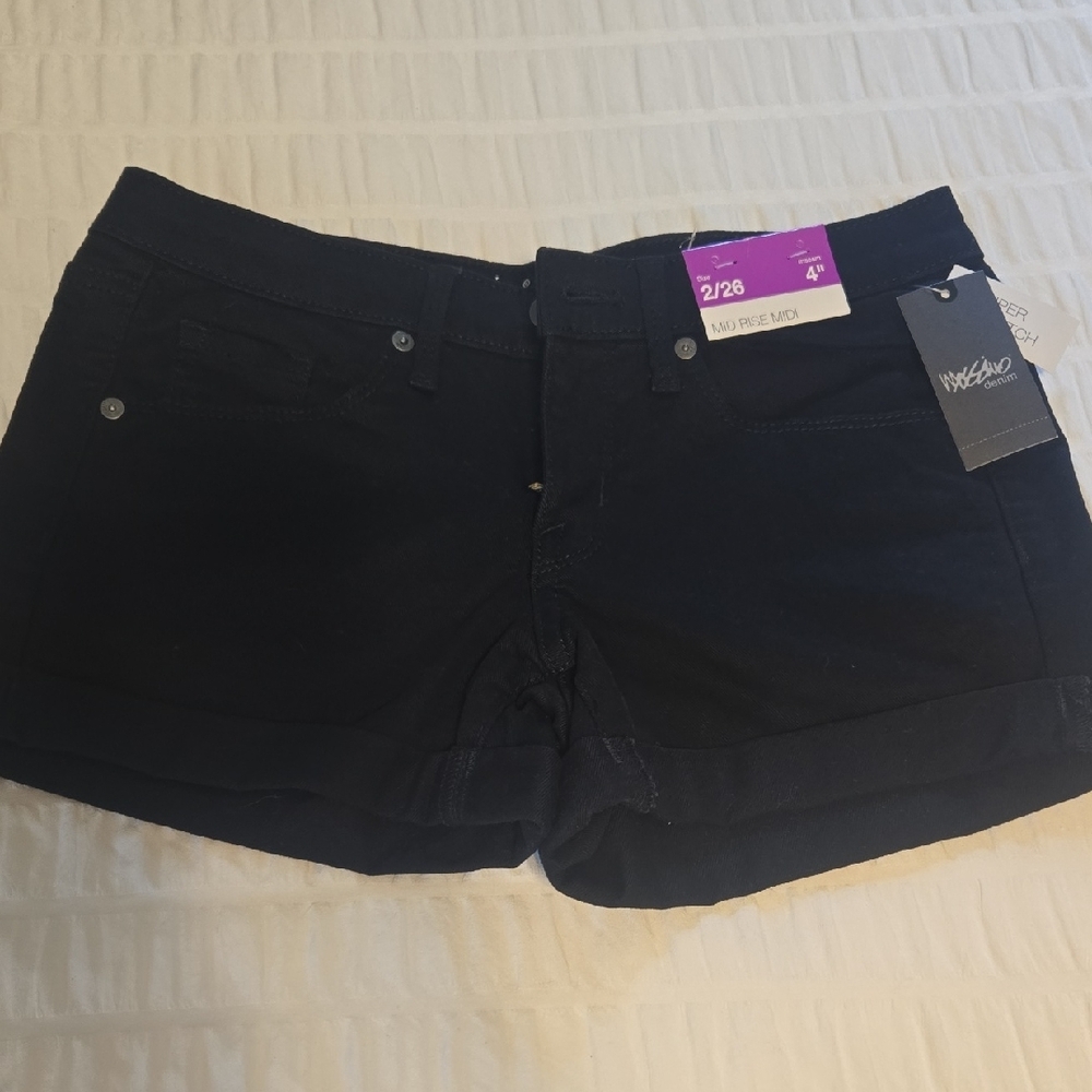 💥Mossimo Supply Co Black Jean Shorts Classic Denim Design